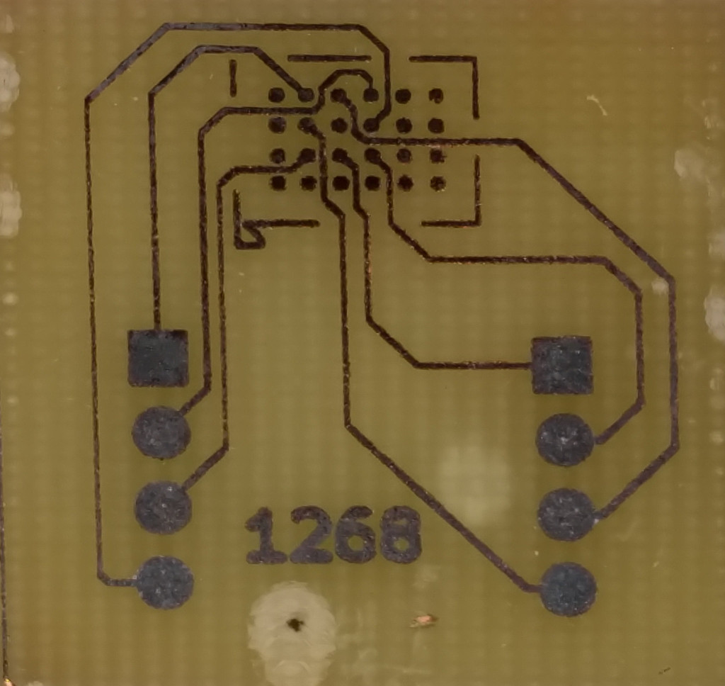 PCB after etching