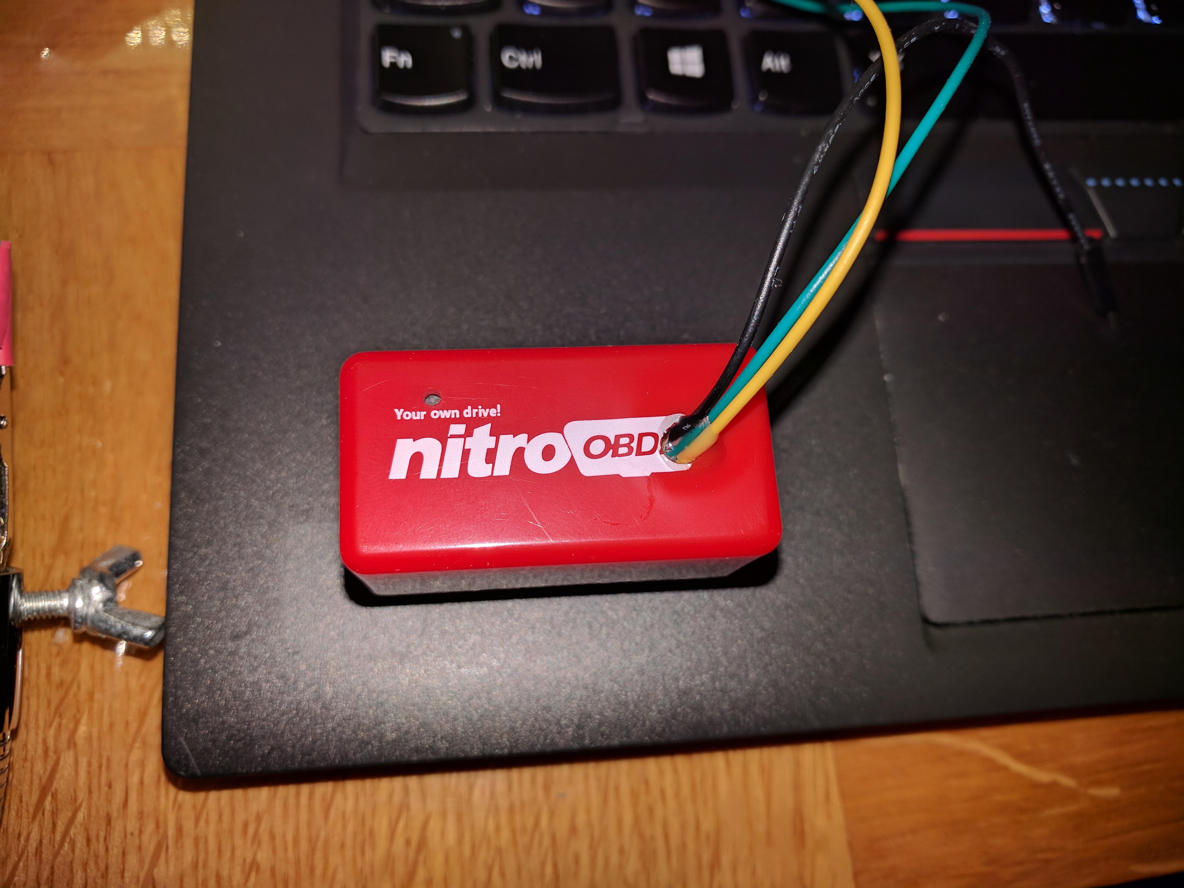 Nitro OBD with wires hooked-up